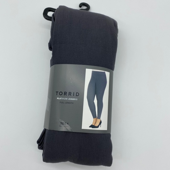 Torrid Women's Platinum Fleece Lining Legging Grey - Picture 8 of 10